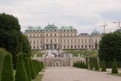 Belvedere Palace and Gardens, Vienna Austria, June 2017