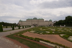 Belvedere Palace and Gardens, Vienna Austria, June 2017